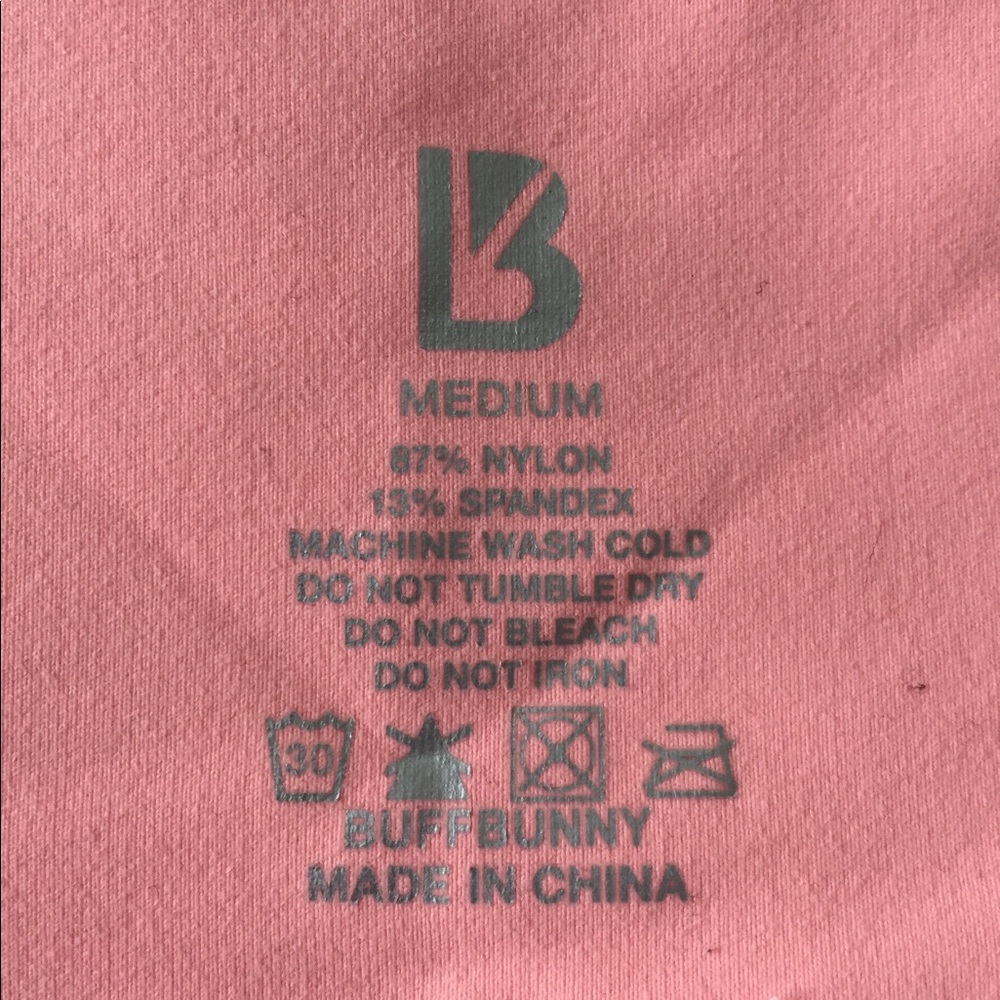 Buff bunny pink Luna leggings